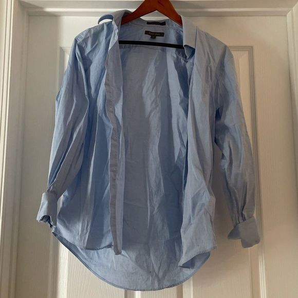 $ Dress shirt button down size 16 32-33 trim fit - Picture 1 of 3
